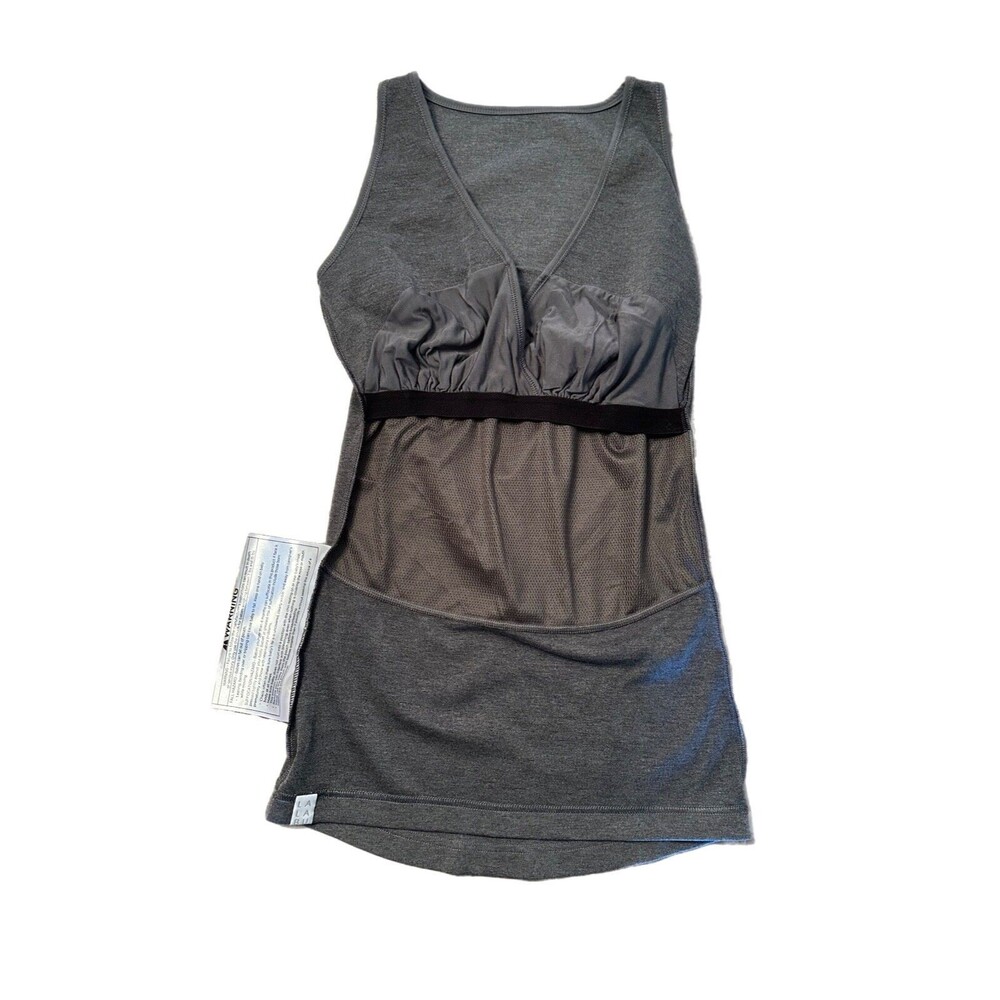 LALABU Women’s Soothe Shirt Gray Sleeveless Nursing Top Size M - Picture 6 of 7